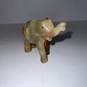 Vintage Onyx Elephant Mable - Picture 1 of 7
