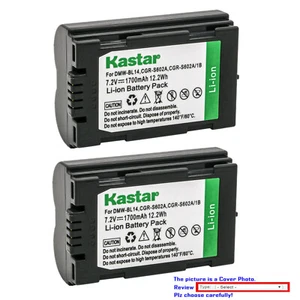 Kastar Battery Replacement for Panasonic CGR-S603 CGR-S603A/1B CGA-S602 Battery - Picture 1 of 7