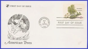 USA4 #1767 U/A READERS DIGEST FDC   Tree Grey Birch - Picture 1 of 1