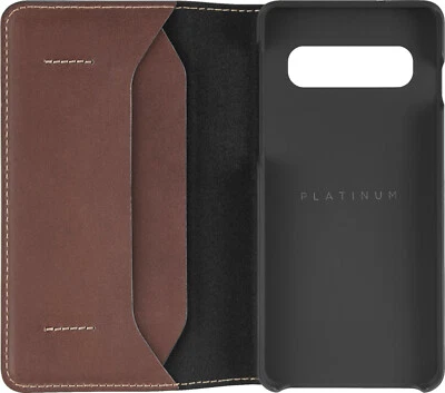 Platinum - Folio Wallet Case for Samsung Galaxy S10 - Bourbon - Image 1 of 3