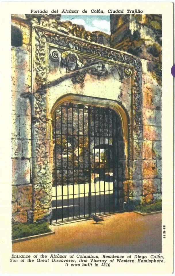 72274 - DOMINICANA - HISTORIA POSTAL - TARJETA PAPELERÍA ARQUITECTURA COLÓN Foto 1 de 1