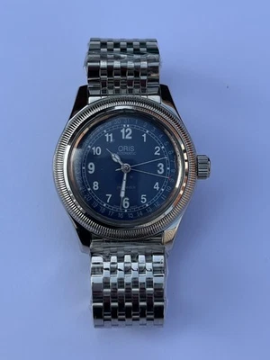 Reloj suizo para hombre Oris Big Crown Pointer fecha automático esfera azul Foto 1 de 4