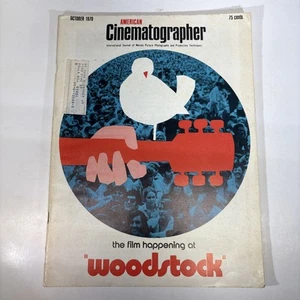 American Cinematographer Magazine Oktober 1970 Film Happening at "Woodstock" - Bild 1 von 10