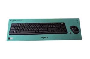 Logitech MK270 Wireless Combo Keyboard & Mouse USB Black 920004536 - Picture 1 of 11