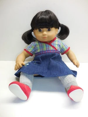 American Girl Bitty Baby Asian Bitty Twin Doll w/Original Dress, Socks & Shoes - Image 1 of 4