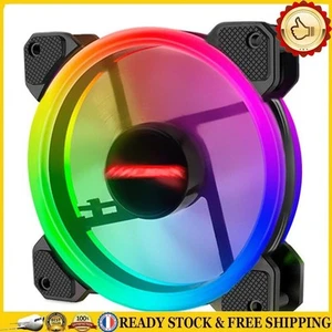 12cm RGB Small 6 Pin Quiet Desktop PC Case Cooling Fan (1 Fan) - Afbeelding 1 van 2