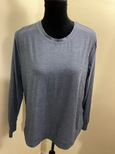 Sketchers Go Walk Women’s Gray Long Sleeve T-Shirt Size L - Picture 1 of 12