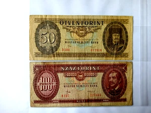 hungary 50 and 100 forint - Picture 1 of 2