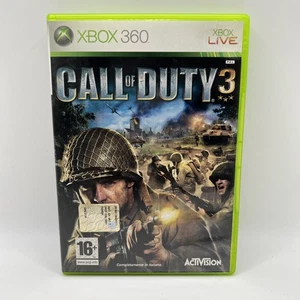 Call of Duty 3 XBOX 360 Microsoft PAL ITA gioco usato italiano COMPLETO - Imagen 1 de 5