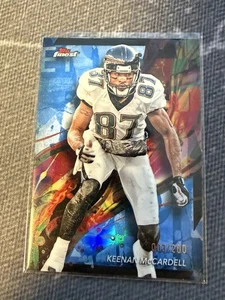 2024 Topps Finest - Common Keenan McCardell #37 Blue Refractor /200 - Bild 1 von 2