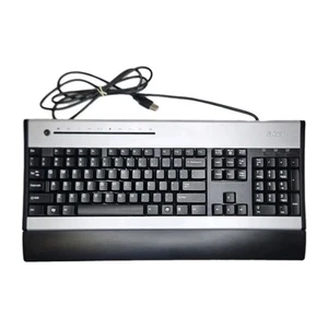 Acer Office Keyboard KU-0355 Silver Tested Works - Afbeelding 1 van 11