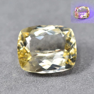 2.50Ct Shimmering 100% Natural "UV" Color Change TENEBRESCENT Scapolite - Image 1 of 2