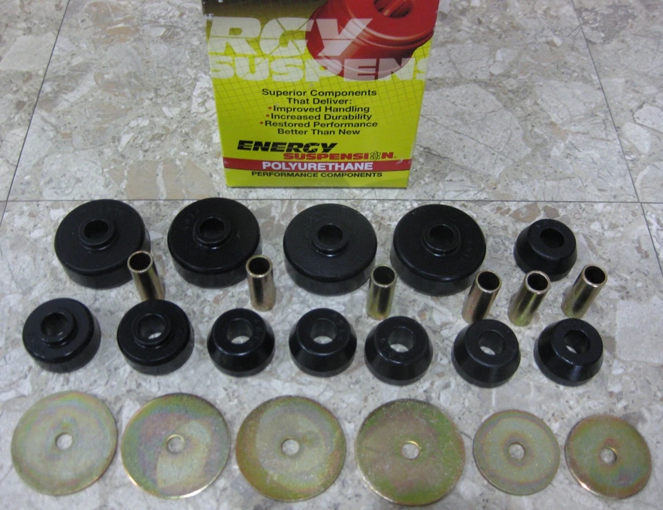 Juego de cojines de buje de montaje de carrocería cabina 79-88 Toyota 4x4 camioneta 84101 cuadro Foto 1 de 1