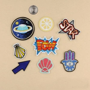 New Embroidered Iron On/ Sew On PATCH Lot Craft DIY Badge Bag Fabric #6 Combo - Picture 1 of 1