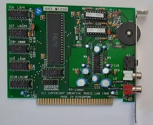 Creative Music System / Game Blaster 8-bit ISA Soundkarte (CT1300A, retro, 1988) - Bild 1 von 4
