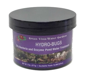 8 oz Green Vista Hydro-Bugs Dry Bacteria & Enzyme Pond Water Treatment-fish safe - Picture 1 of 2