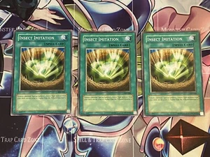 Yugioh Set Of 3 Insect Imitation Common PSV-068 -3 Play Set NM - Picture 1 of 2