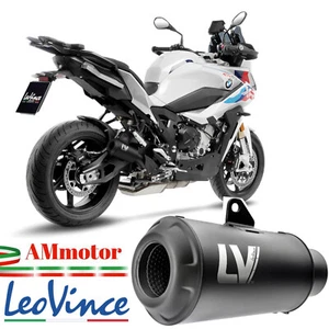 Auspuff BMW S 1000 XR 2022 LeoVince Motorrad Slip-On LV10 Stahl Schwarz Zugelassen - Bild 1 von 6