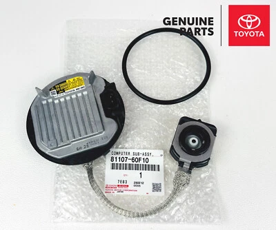 81107-60F10 GENUINO TOYOTA COMP FARO CONTROL DE LUZ DIESTRO o LH 8110760F10 OEM Foto 1 de 4
