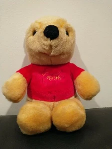 Vintage Disney Winnie the Pooh Bear Sears Gund Plush Stuffed Animal 10" EUC - Picture 1 of 5