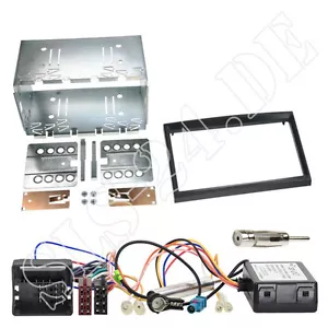 Peugeot 207 CC 2-DIN Radioblende Autoradio ISO Adapterkabel CAN-BUS Adapter Set - Picture 1 of 1