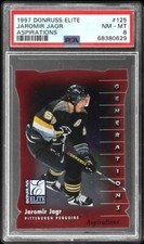 1997-98 Jaromir Jagr Donruss Elite Generations Die-Cut Aspirations /750 PSA 8