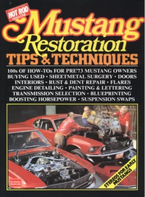 Mustang Restauración Manual Puntas Plano Impulso Horsepower Rust - Imagen 1 de 4