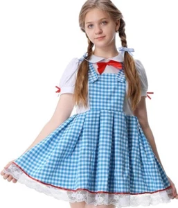 LMYOVE Dorothy Costume Girls, Wizard Of OZ Size Large 10/12 - Picture 1 of 6