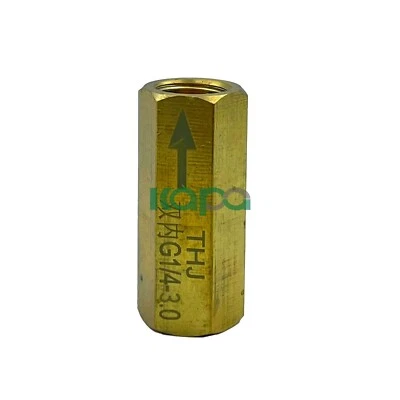 NEW Air Compressor Brass Oil return Check Valve G1/4" Female Male NPT  Flow 3.0 - Image 1 of 4