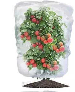 M38B 2 Pk Garden Plant Fruit Vegetable Protection Netting Covers Bags 30" X 60" - Picture 1 of 2