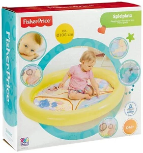 Fisher-Price parque infantil inflado aprox. 106x106x12 cm, con fondo textil - Imagen 1 de 2