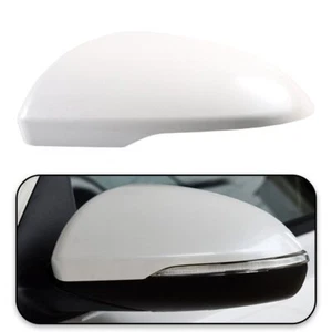 White Left Side Rearview Mirror Cover Cap Fit For Kia Optima K5 16-2020 ABS - Imagen 1 de 4