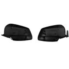 GSA 2Pcs Rearview Mirror Cover Casing Housing Gloss Black Fit For F10 F11 Pre