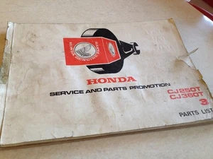Honda Parts Lista CJ250 CJ360 CJ 250 360 CJ250T CJ360T Edizione 3 - Foto 1 di 1