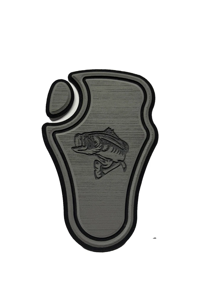 VORTEX Minn Kota Ultrex Trolling Motor Pedal Pad - Soft cushion - Peel & Stick-Non-skid