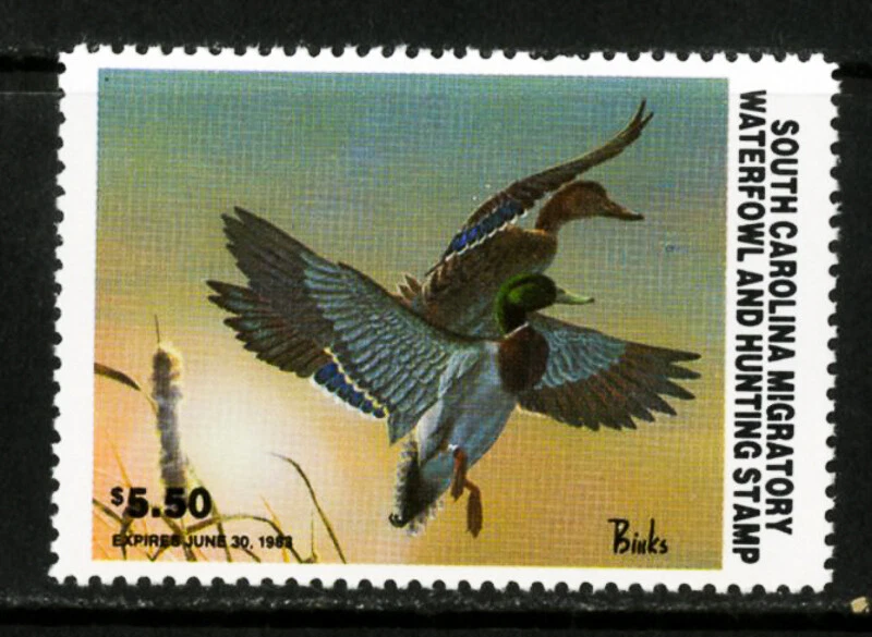 US Stamps # SC 3 $5.50 Ducks XF OG NH Scott Value $95.00 - Image 1 of 1