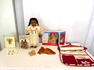 American girl doll Kaya + and Pow-Wow dress of Today + Books + Organizer + - Picture 1 of 12