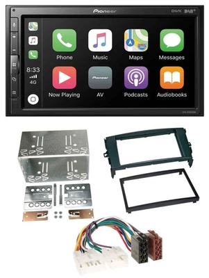 Pioneer USB MP3 DAB 2DIN Bluetooth Autoradio für Toyota Auris 07-12 schwarz - Bild 1 von 4