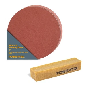 110344 9 Inch PSA Sanding Discs & Abrasive Cleaning Stick Set | Assorted Sand... - Picture 1 of 6