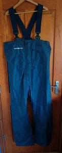 Henri Lloyd Trousers Mens Large Blue Overalls Sailing Waterproof Bib - Picture 1 of 17