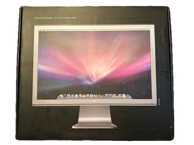 20 Inch DVI Apple Cinema Display M9117ll/A Complete In Box with Power Supply - Image 1 of 4