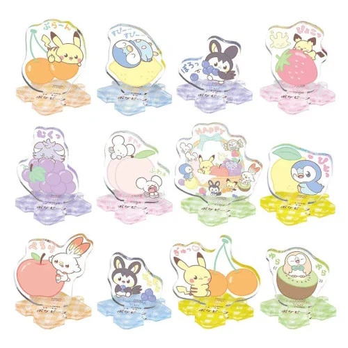 Акриловая подставка Pokemon Peaceful Place Colorful Fruits Series Takara Tomy 1,5 дюйма - Изображение 1 из 1