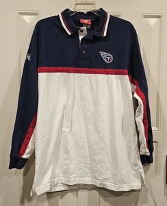 Camiseta polo de manga larga para hombre Tennessee Titans NFL mediana - Imagen 1 de 7
