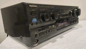 Technics SA-DX930 AV Control Stereo Receiver schwarz ohne Fernbedienung getestet & funktionsfähig - Bild 1 von 12