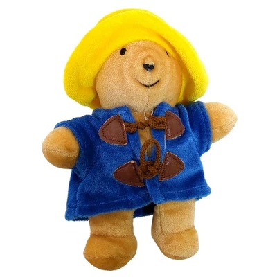"Oso Paddington peluche oso de peluche juguetes Edén 8"" sombrero amarillo vintage" Foto 1 de 3