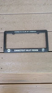 Porsche Club of America License Plate Frame Connecticut Valley Region - Foto 1 di 3