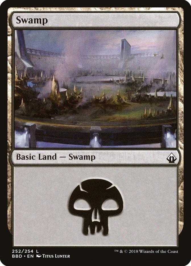 MTG Swamp  - Battlebond #252 - Image 1 of 1