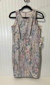 Vestido Vaina Lápiz ETCETERA Completamente Forrado Floral Precio de venta sugerido por el fabricante $295 Para Mujer 4 Contemporáneo - Imagen 1 de 12