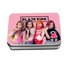 Kpop Preto Rosa jisoo Jennie Lisa Rose Lomo Card 40pcs Polaroid photocards + Caixa