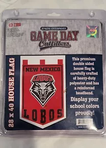 University of New Mexico Lobos NCAA Team Logo Premium 28x40 BANNER Flagge - Bild 1 von 3